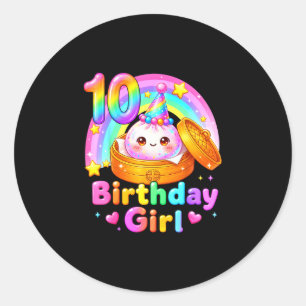 Adesivo menina de 10 anos de idade kawaii pastel anime 10