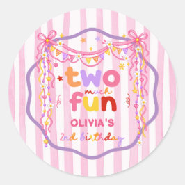 Adesivo Menina de Aniversário Muito Divertida