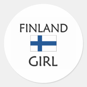 ADESIVO MENINA DE FINLANDIA