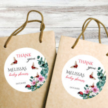 Menina de insetos, chá de fraldas