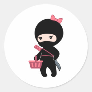 Adesivo Menina de Ninja da compra
