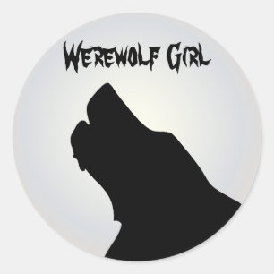 Adesivo Menina do homem-lobo