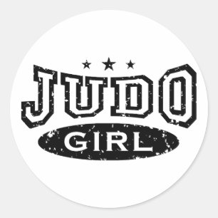 Adesivo Menina do judo