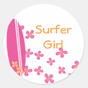 Adesivo Menina do surfista