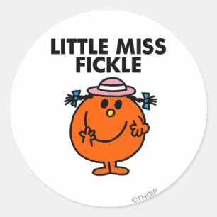 Adesivo Menina Fickle  Carta Preta