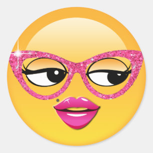 Adesivo Menina Flirty ID227 de Emoji