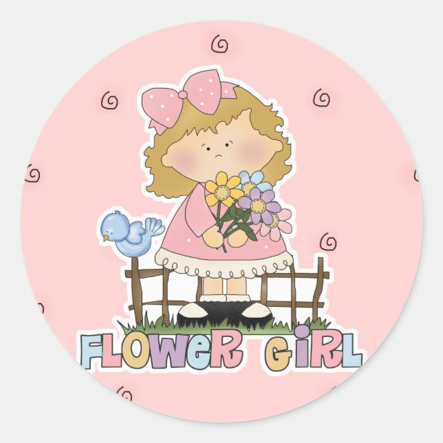 Adesivo Menina Florzinha Fofa (Frente)