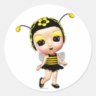 Adesivo Menina Lady Bumblebee