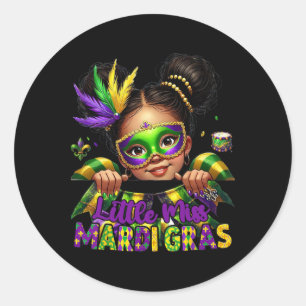 Adesivo Menina Mardi Gras Paradas Mensageiro Miúdas de Arm