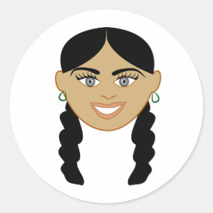 Adesivo Menina Mista