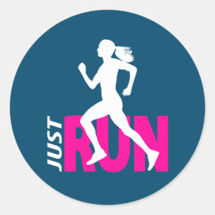 Adesivo Menina Running