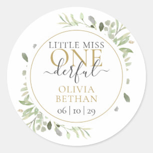 Adesivo Menina Sr. Um Garoto Maravilhoso Primeiro Aniversá