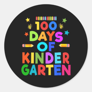 Adesivo Meninas 100 Dias De Celebração Do Jardim De Infânc