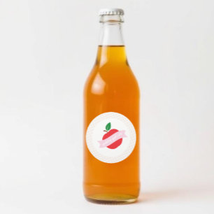 Adesivo Meninas Aniversário Sidra de Maçã Espumante