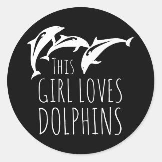 Adesivo Meninas Bonitas Novelty Esta Menina Adora Golfinho