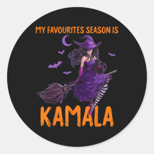 Adesivo Meninas Bruxas de Halloween Senhora Gata Minha Est