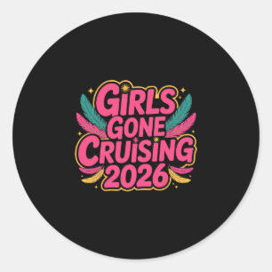 Adesivo Meninas Cruzeiros 2026 Viagem de Férias de Cruzeir