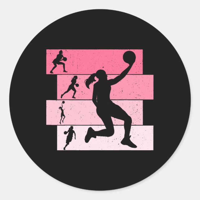 Adesivo Meninas de basquete Meninas (Frente)