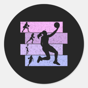 Adesivo Meninas de basquete Mulheres Crianças 1