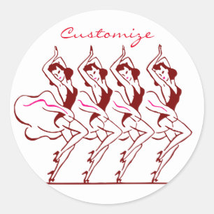 Adesivo Meninas de dança Thunder_Cove