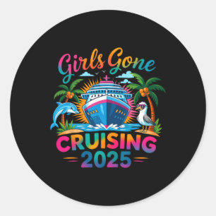 Adesivo Meninas em Cruzeiro 2025 Férias de Navio de Cruzei