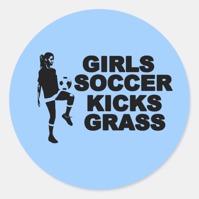 Adesivo Meninas Futebol Kicks Grass (Frente)