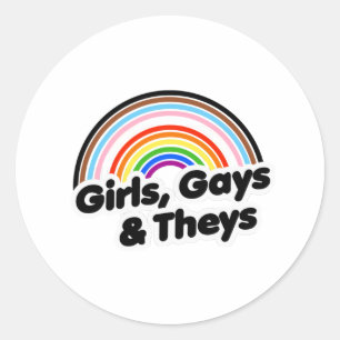 Adesivo Meninas Gay e Theys