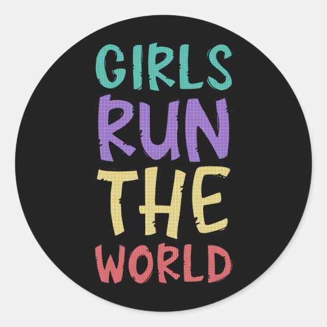 Adesivo Meninas Gerem O Mundo Feminista (Frente)