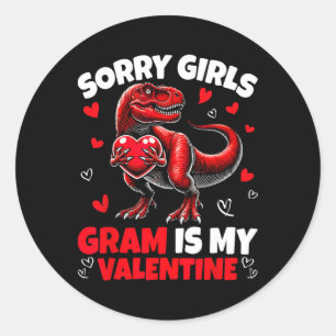 Adesivo Meninas Gram Desculpe É Meu Dinossauro De São Vale