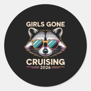 Adesivo Meninas Guaxinim Trash Vão Em Cruzeiro 2026 Cruzei