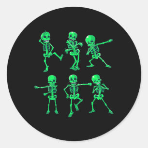 Adesivo Meninas Meninas Crianças Dançando Esqueletos Dança