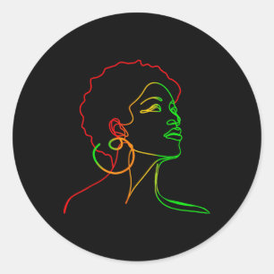 Adesivo Meninas Mulheres Negras Rainha Afro Melanin Derrub