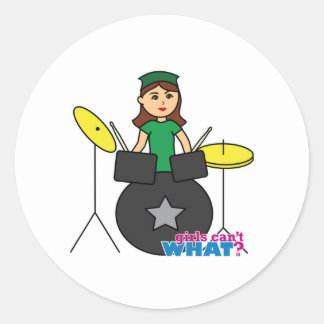 Adesivo Meninas não sabem o quê? Design Personalizado do C