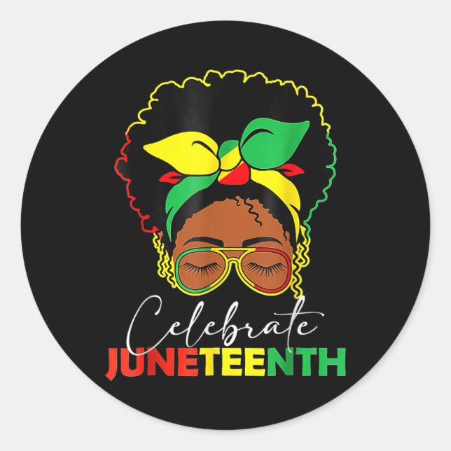Adesivo Meninas Negras, 12 de junho (Frente)