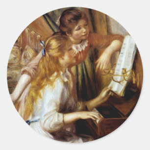 Adesivo Meninas no Piano