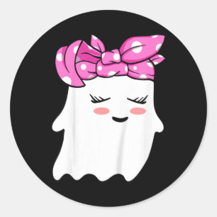 Adesivo Meninas Toddler Feliz Fantasma De Halloween Com Ba