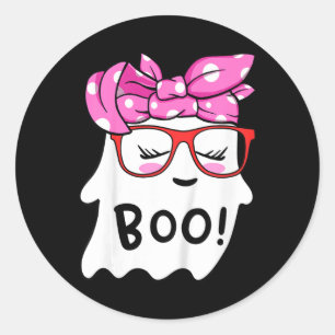 Adesivo Meninas Toddler Feliz Fantasma De Halloween Com Ba