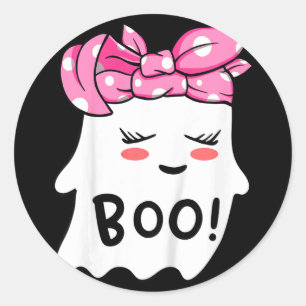 Adesivo Meninas Toddler Feliz Fantasma De Halloween Com Ba
