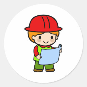Adesivo Menino 2 do arquiteto