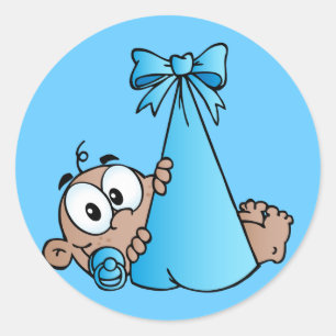 Adesivo menino americano africano em grupo