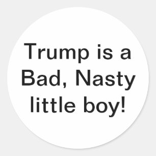 Adesivo Menino mau e desagradável Trump Hankamer Artjunkha