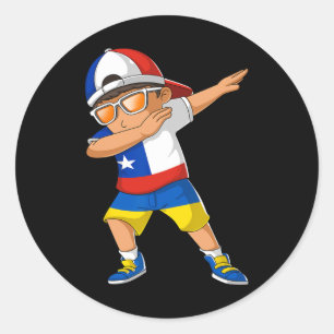 Adesivo Menino Metade Chileno Metade Ucraniano Chile Ucrân