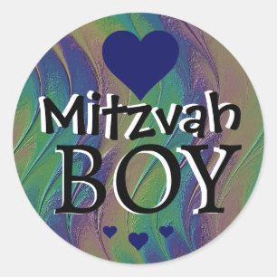 Adesivo Menino Mitzvah Arco-íris