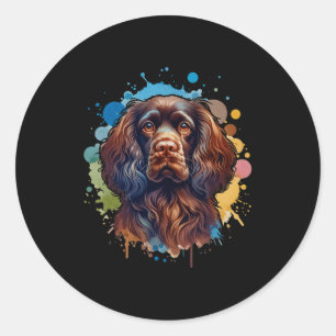 Adesivo Menino Spaniel Cão Arte Comfort Colors Adulto He