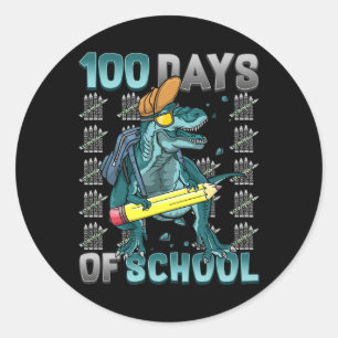 Adesivo Meninos 100 Dias De Dinossauro Escolar 100 Dias Ma