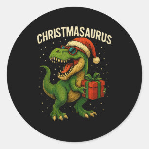 Adesivo Meninos Christmasaurus Natal Dinossauro Dino Famíl