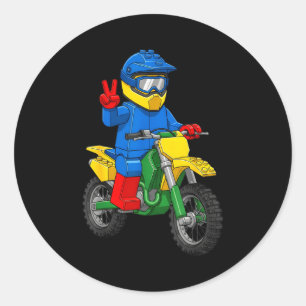 Adesivo Meninos Construtores de Motocicletas Engraçadas Br