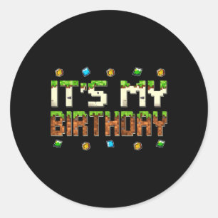 Adesivo Meninos Crianças É Meu Aniversário Vídeo Jogador P