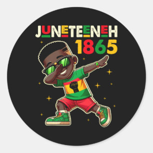 Adesivo Meninos Dabbing Black King Melanin Brown S