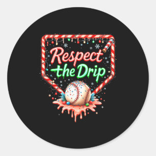 Adesivo Meninos de Sorvete de Beisebol Drip Natal Juventud